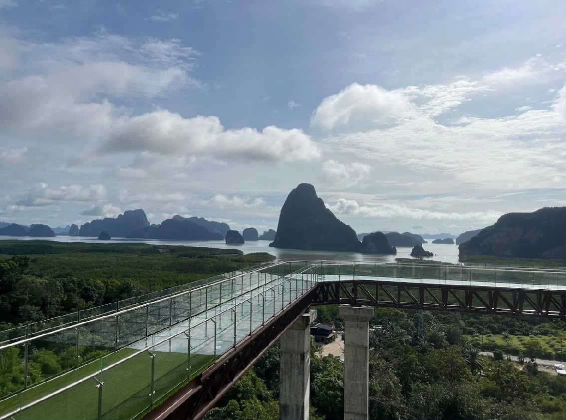 Beyond Skywalk, Phang Nga: Sunrise on the Glass Bridge from Phuket